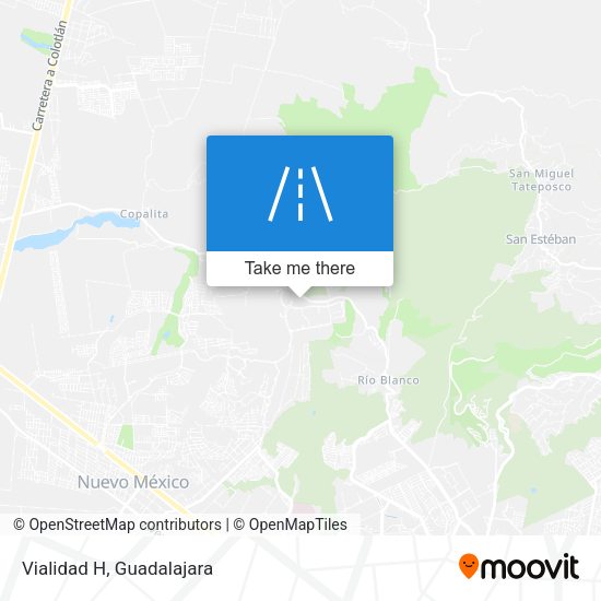 Mapa de Vialidad H