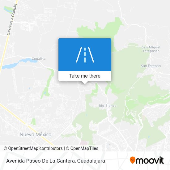 Avenida Paseo De La Cantera map