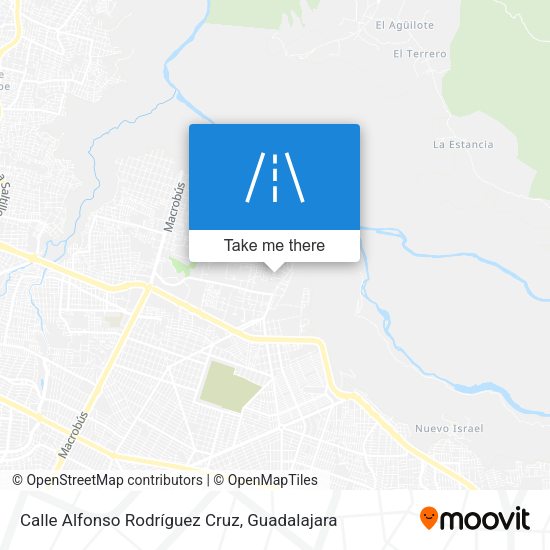 Mapa de Calle Alfonso Rodríguez Cruz