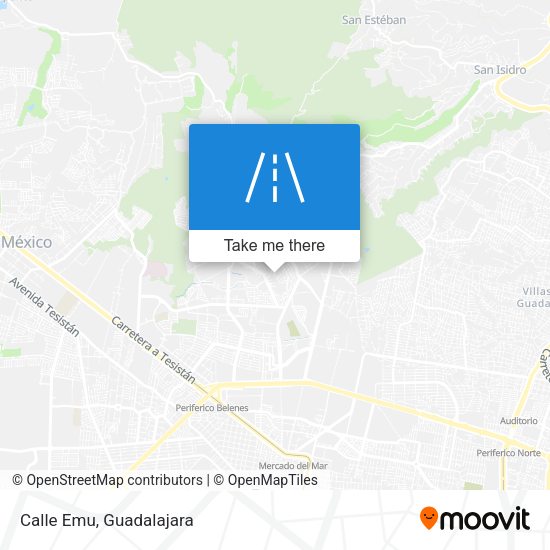 Mapa de Calle Emu