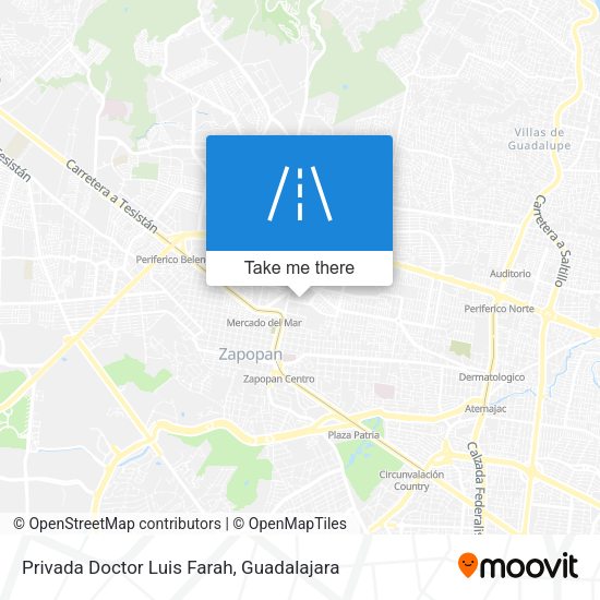 Mapa de Privada Doctor Luis Farah