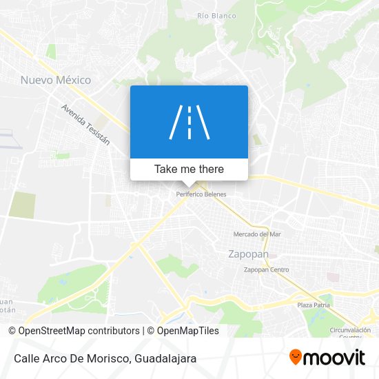 Calle Arco De Morisco map