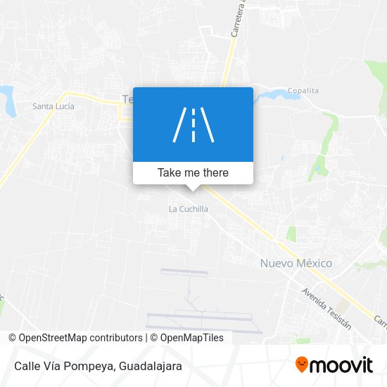 Calle Vía Pompeya map