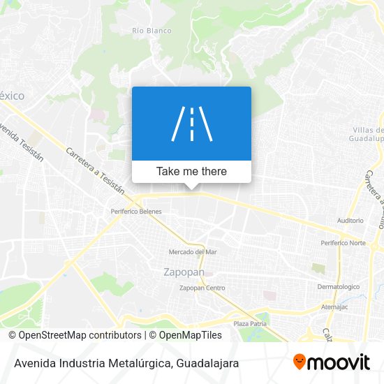 Avenida Industria Metalúrgica map
