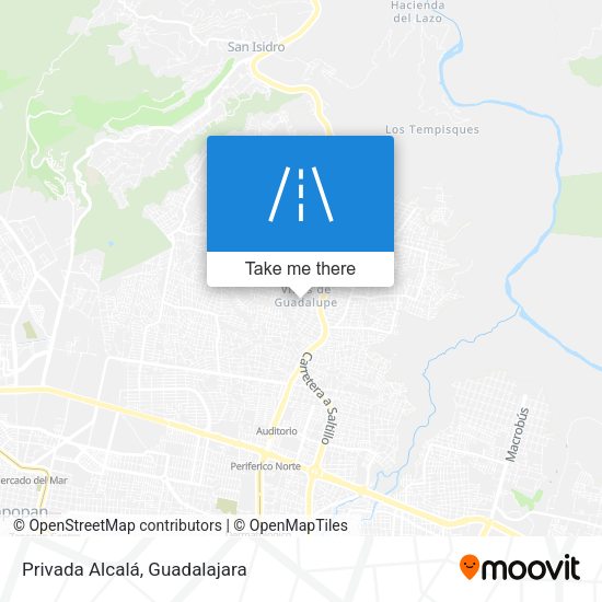Mapa de Privada Alcalá