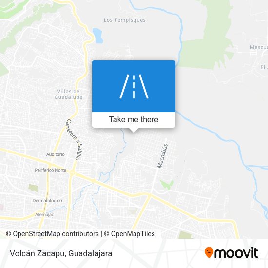 Mapa de Volcán Zacapu
