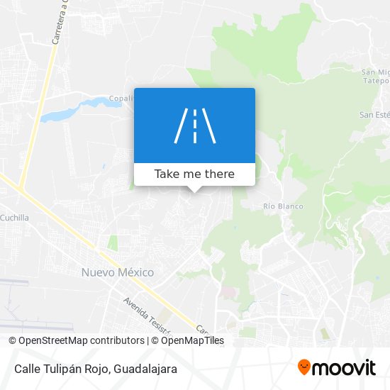 Calle Tulipán Rojo map