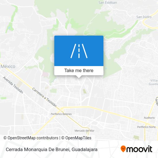Mapa de Cerrada Monarquia De Brunei