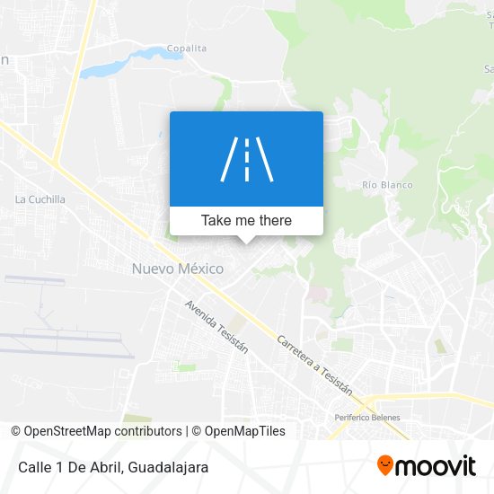 Calle 1 De Abril map