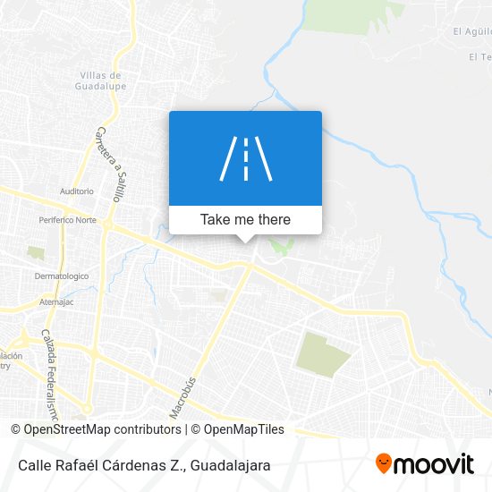Calle Rafaél Cárdenas Z. map