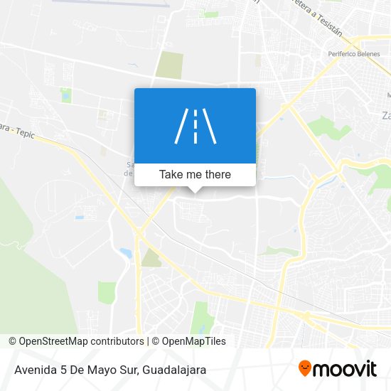 Mapa de Avenida 5 De Mayo Sur