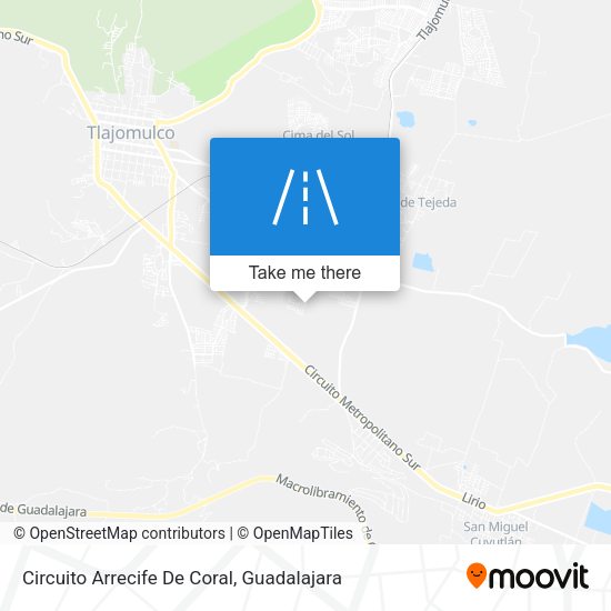 Mapa de Circuito Arrecife De Coral