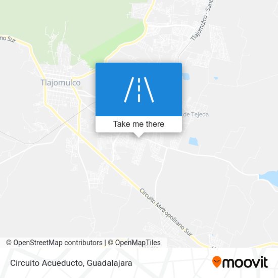 Circuito Acueducto map
