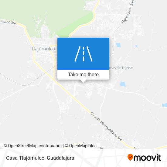 Mapa de Casa Tlajomulco