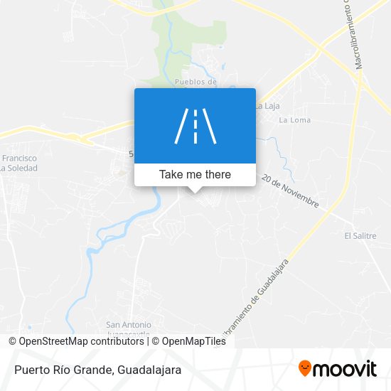 Puerto Río Grande map