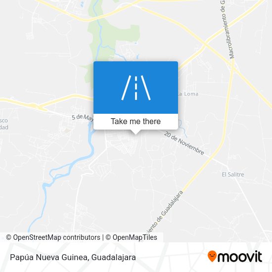 Mapa de Papúa Nueva Guinea