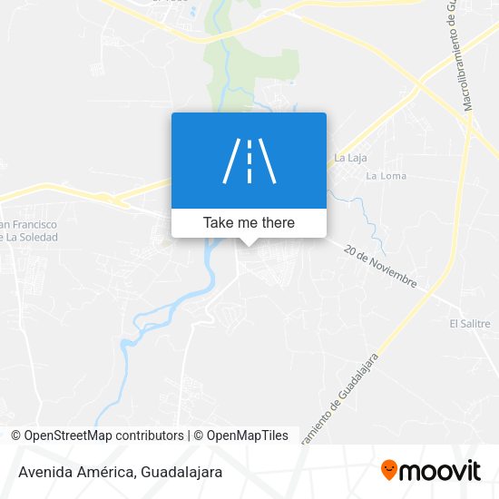 Avenida América map
