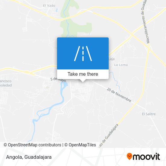 Mapa de Angola