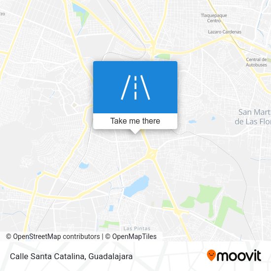 Mapa de Calle Santa Catalina
