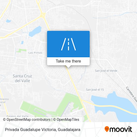 Privada Guadalupe Victoria map