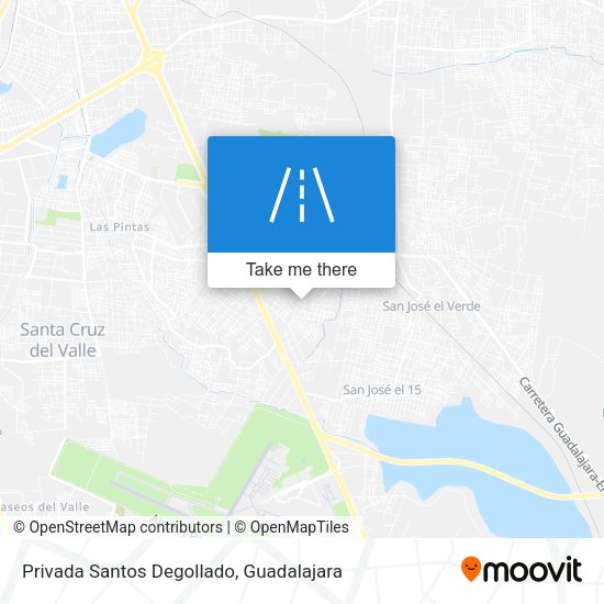 Privada Santos Degollado map