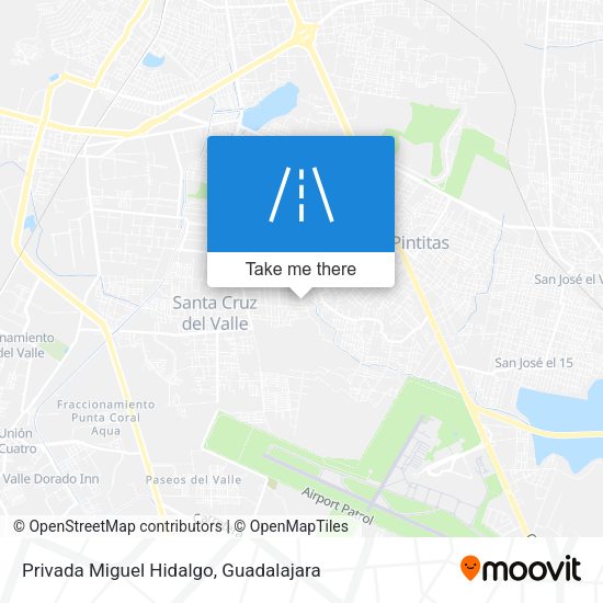 Privada Miguel Hidalgo map