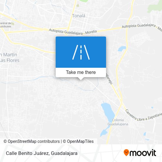 Calle Benito Juárez map