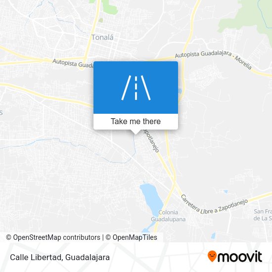 Mapa de Calle Libertad