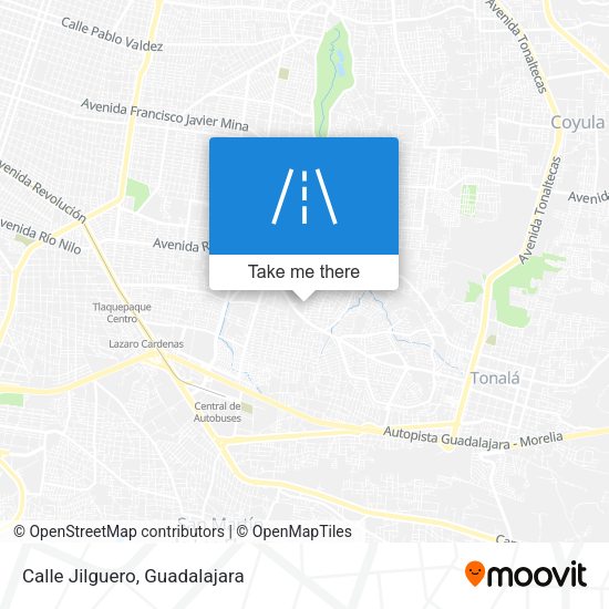 Mapa de Calle Jilguero