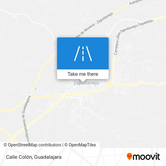Calle Colón map