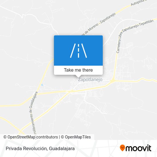 Mapa de Privada Revolución