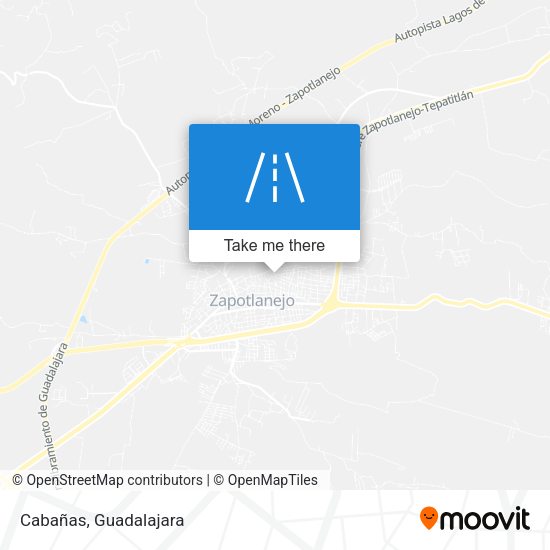 Mapa de Cabañas