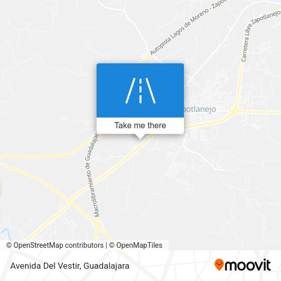 Avenida Del Vestir map