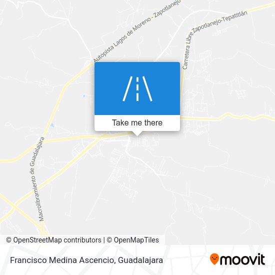 Francisco Medina Ascencio map