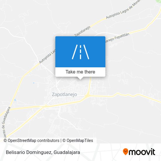 Belisario Domínguez map