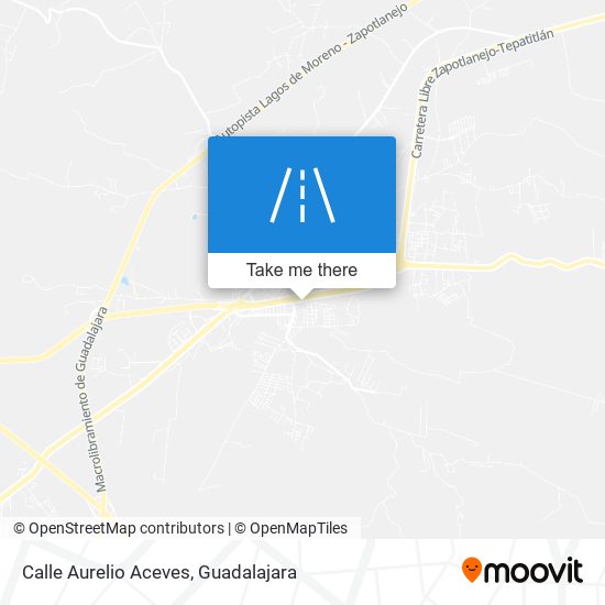 Mapa de Calle Aurelio Aceves