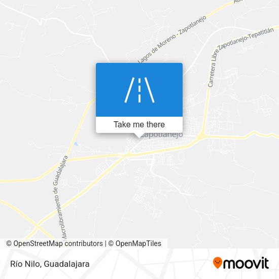 Mapa de Río Nilo