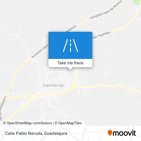 Calle Pablo Neruda map