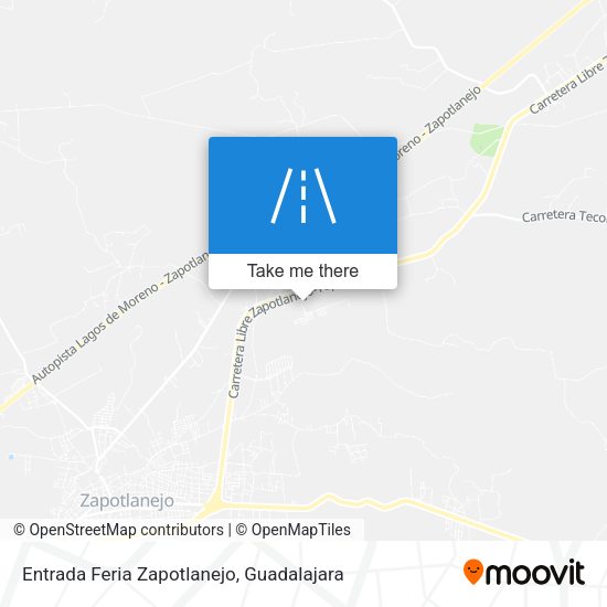Mapa de Entrada Feria Zapotlanejo