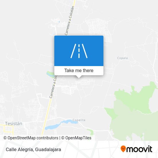 Calle Alegría map