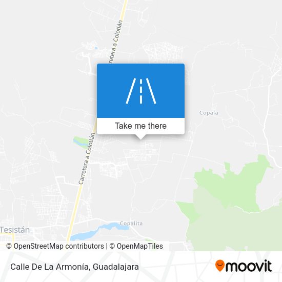 Calle De La Armonía map