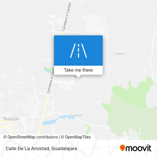 Mapa de Calle De La Amistad