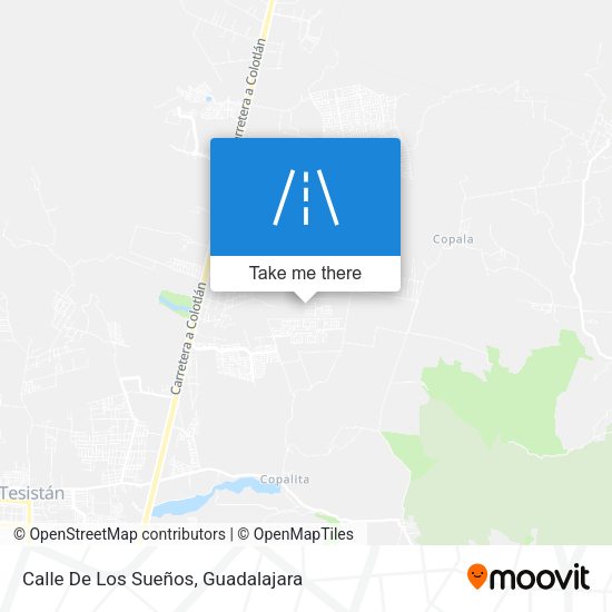 Calle De Los Sueños map