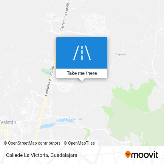 Callede La Victoria map
