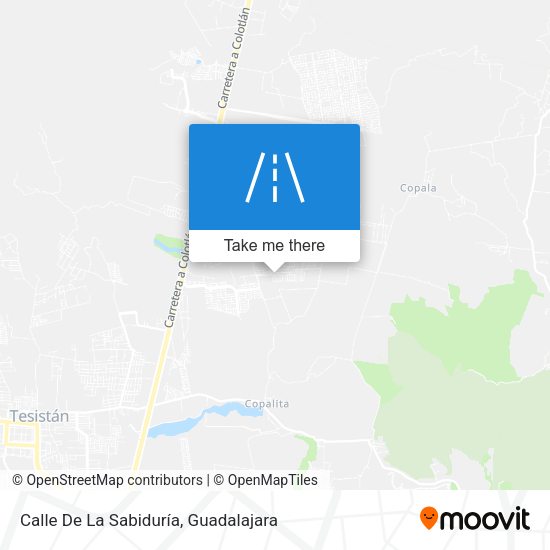 Mapa de Calle De La Sabiduría