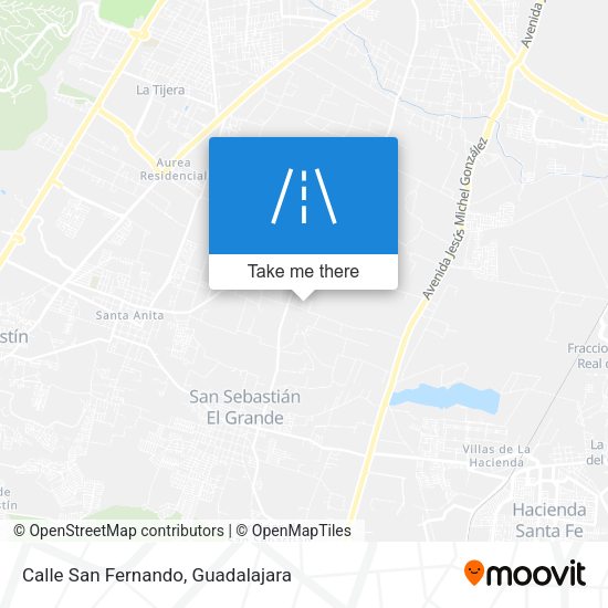 Calle San Fernando map