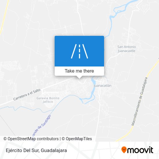 Ejército Del Sur map