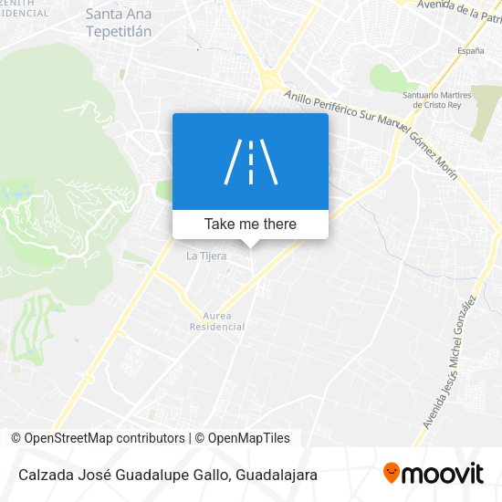 Calzada José Guadalupe Gallo map