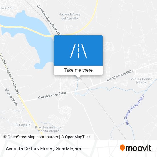 Avenida De Las Flores map