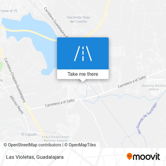 Mapa de Las Violetas